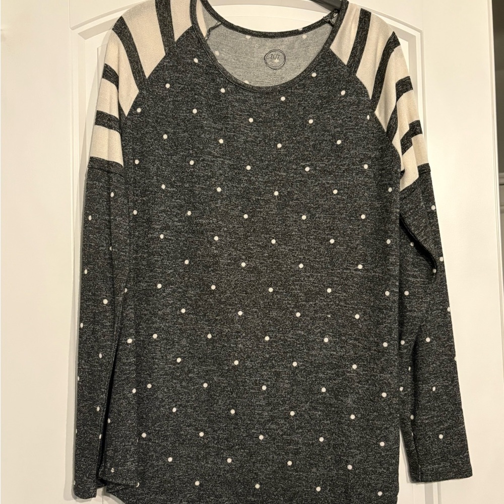 Maurices Heather Gray Knit Top